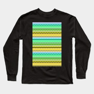 Candy colors waves Long Sleeve T-Shirt